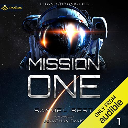 Audiobook cover for the novel Mission One by Samuel Best